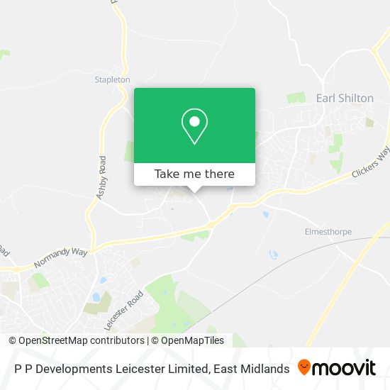 P P Developments Leicester Limited map