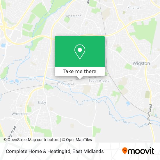 Complete Home & Heatingltd map