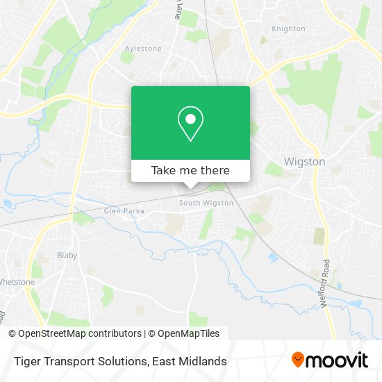 Tiger Transport Solutions map