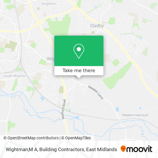Wightman,M A, Building Contractors map