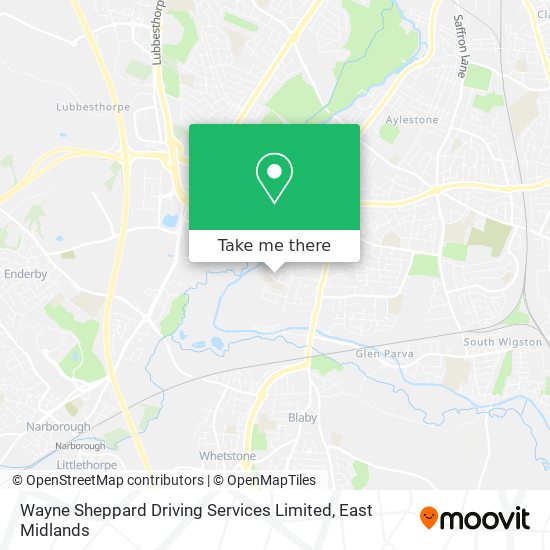 Wayne Sheppard Driving Services Limited map