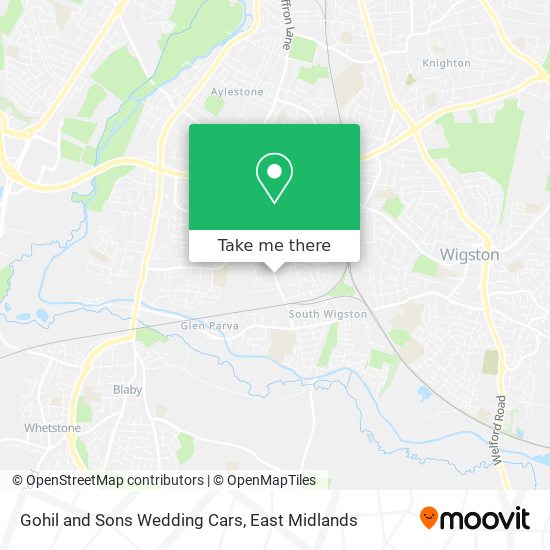 Gohil and Sons Wedding Cars map