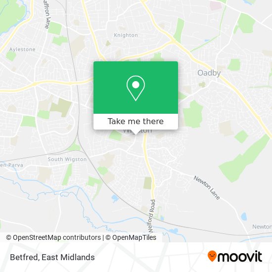 Betfred map