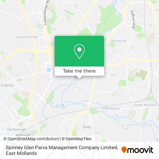 Spinney Glen Parva Management Company Limited map