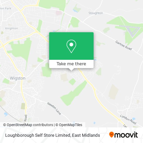 Loughborough Self Store Limited map