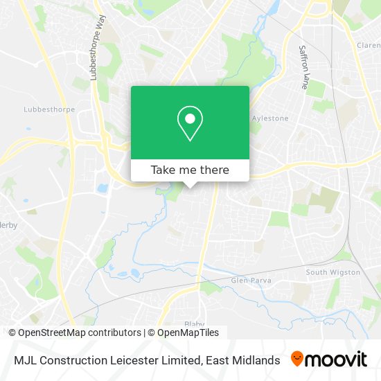 MJL Construction Leicester Limited map