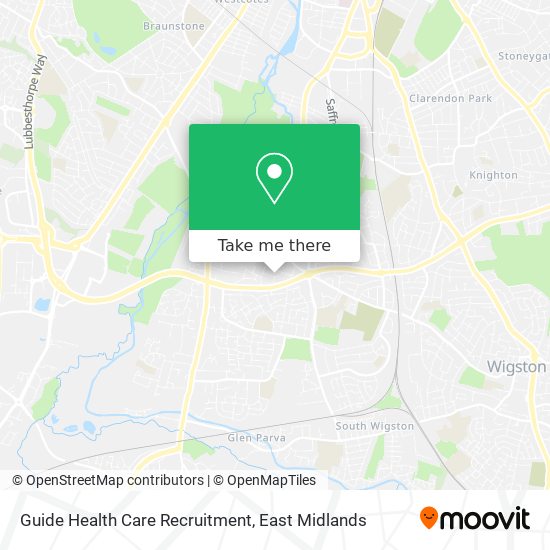 Guide Health Care Recruitment map