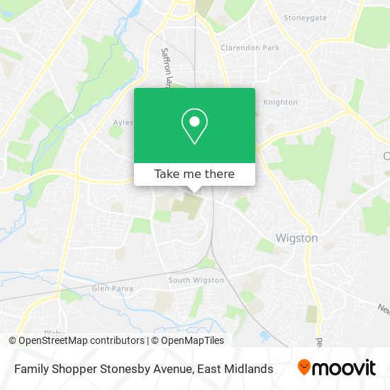 Family Shopper Stonesby Avenue map