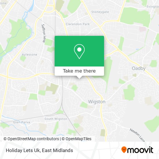 Holiday Lets Uk map