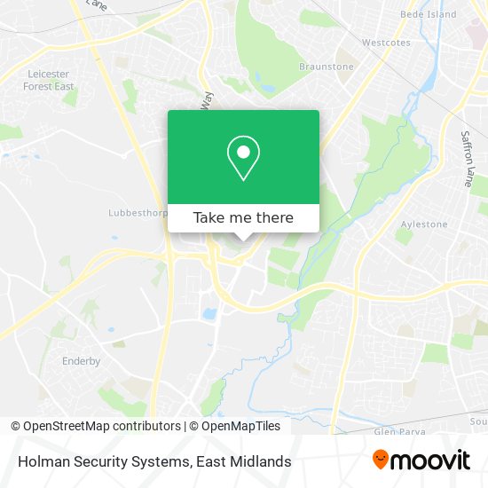 Holman Security Systems map