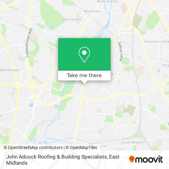John Adcock Roofing & Building Specialists map