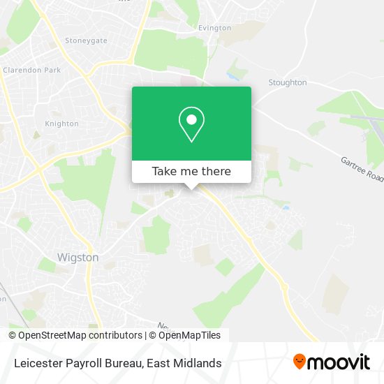 Leicester Payroll Bureau map