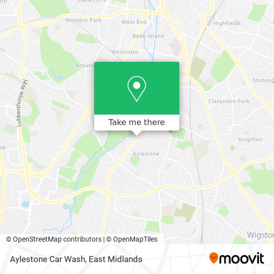 Aylestone Car Wash map