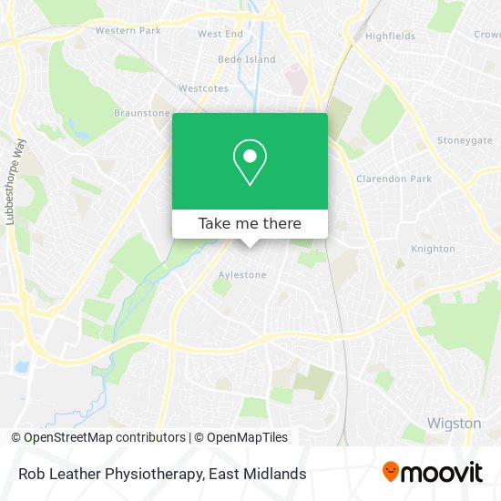 Rob Leather Physiotherapy map