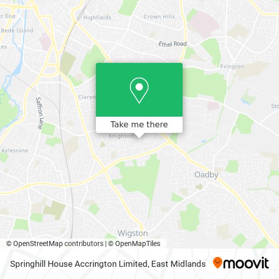 Springhill House Accrington Limited map