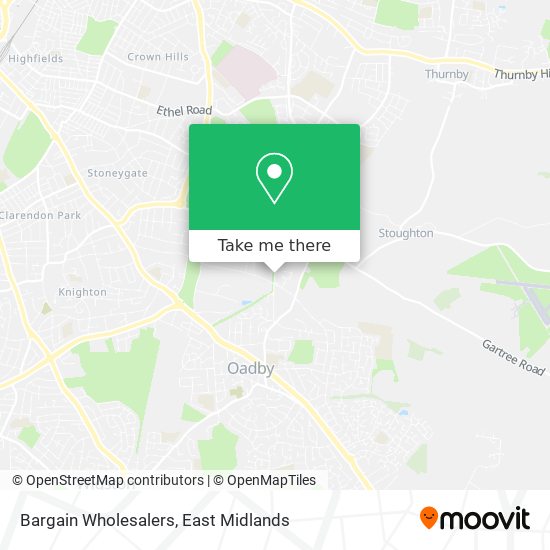 Bargain Wholesalers map