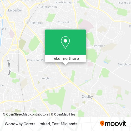 Woodway Carers Limited map