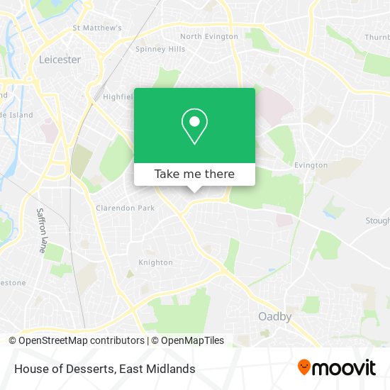 House of Desserts map