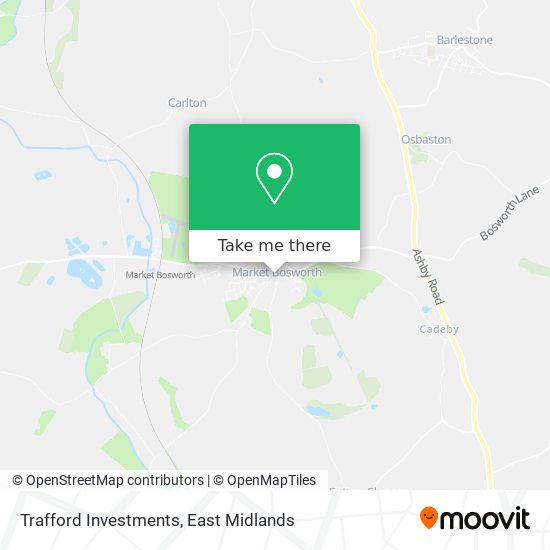 Trafford Investments map