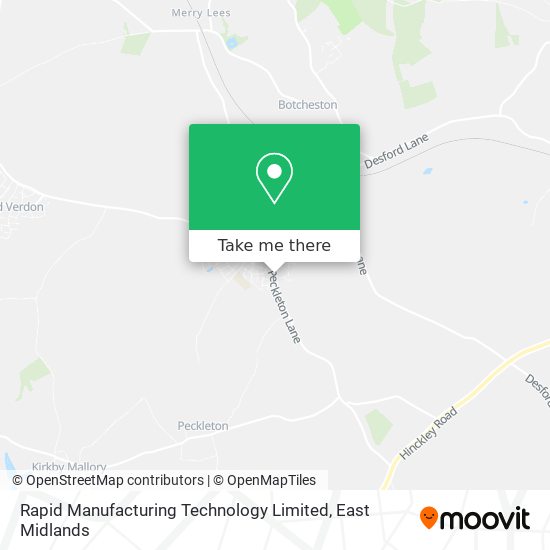 Rapid Manufacturing Technology Limited map