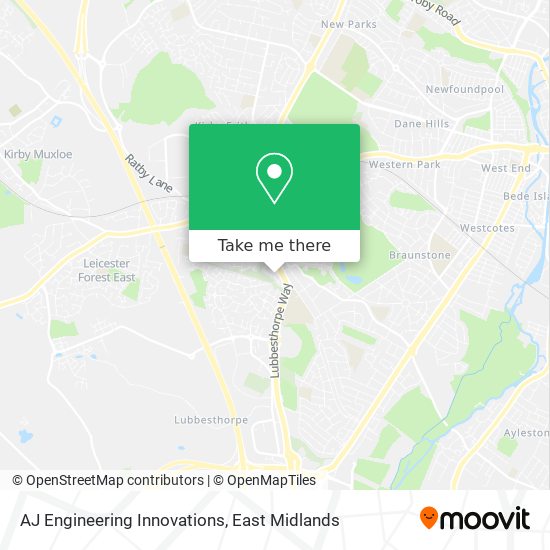 AJ Engineering Innovations map