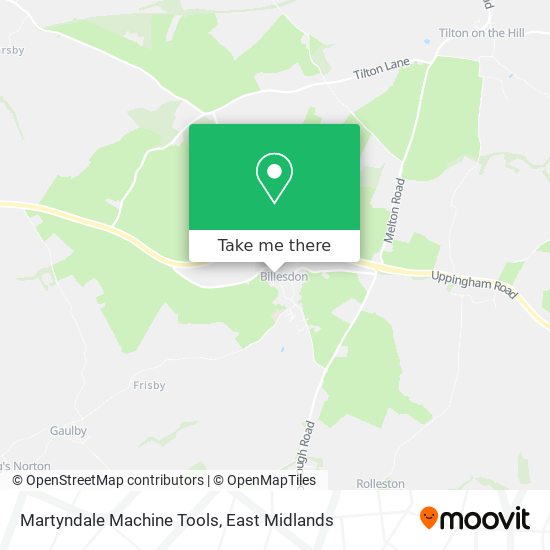 Martyndale Machine Tools map