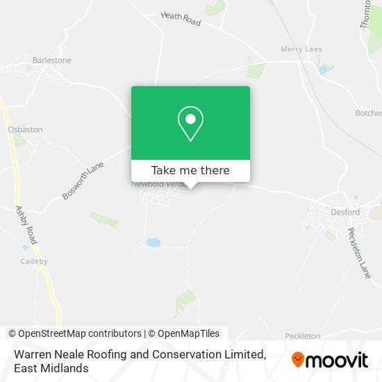 Warren Neale Roofing and Conservation Limited map