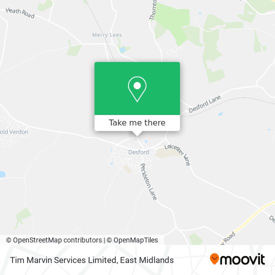Tim Marvin Services Limited map