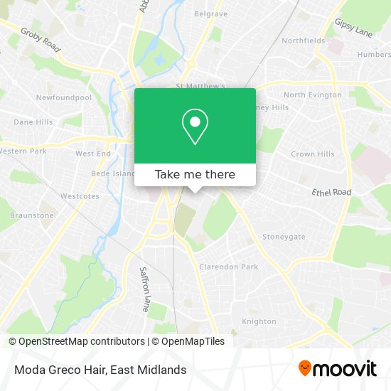 Moda Greco Hair map