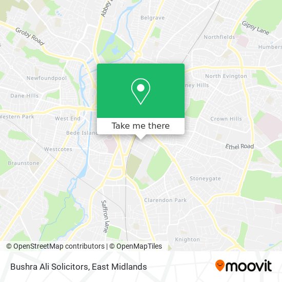 Bushra Ali Solicitors map