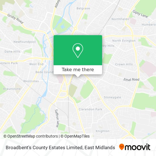 Broadbent's County Estates Limited map