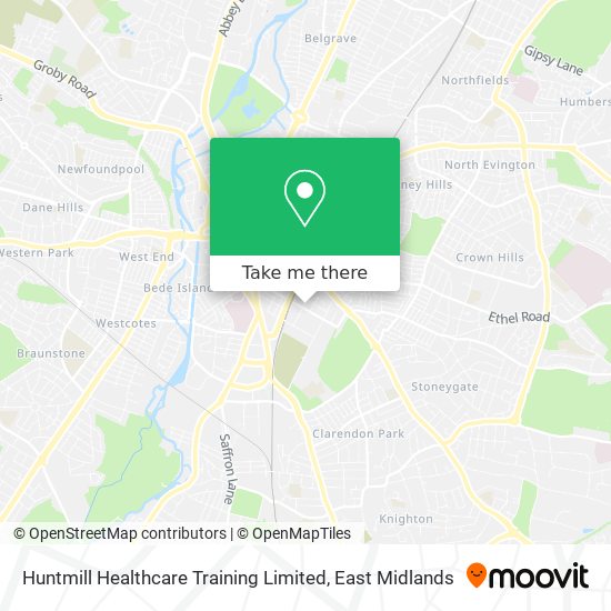 Huntmill Healthcare Training Limited map