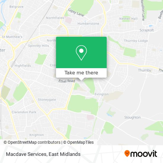 Macdave Services map