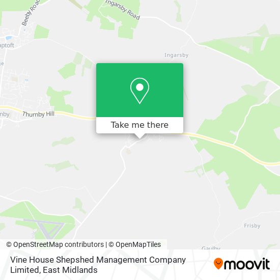 Vine House Shepshed Management Company Limited map