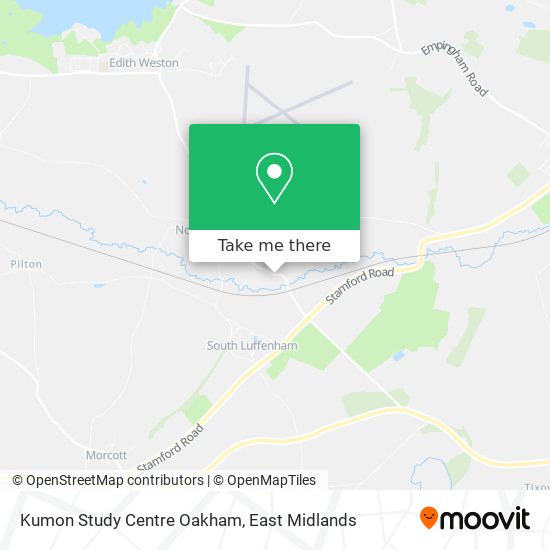 Kumon Study Centre Oakham map