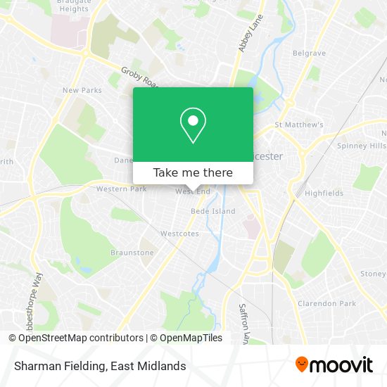 Sharman Fielding map