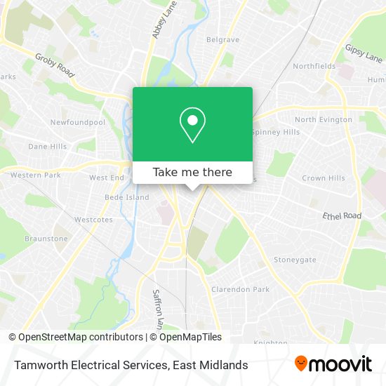 Tamworth Electrical Services map