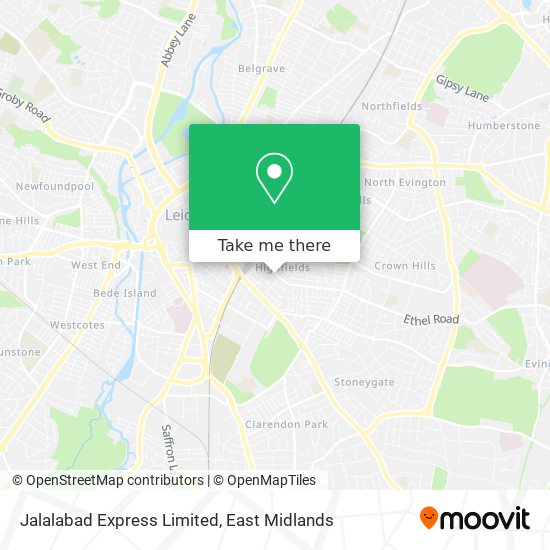 Jalalabad Express Limited map