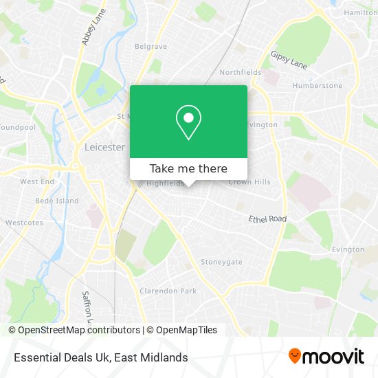 Essential Deals Uk map