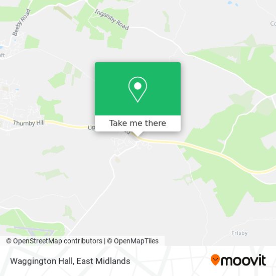 Waggington Hall map