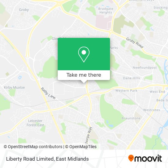 Liberty Road Limited map