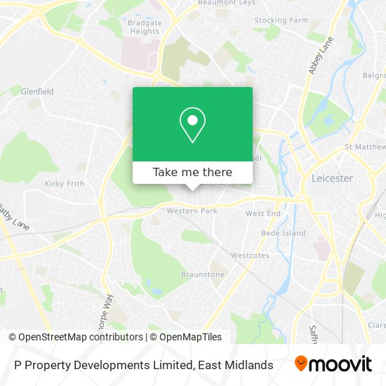 P Property Developments Limited map