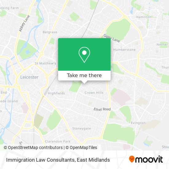 Immigration Law Consultants map