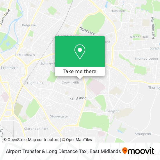 Airport Transfer & Long Distance Taxi map