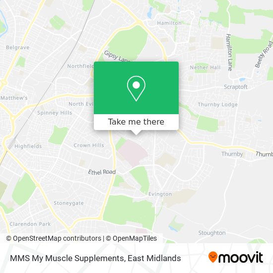 MMS My Muscle Supplements map