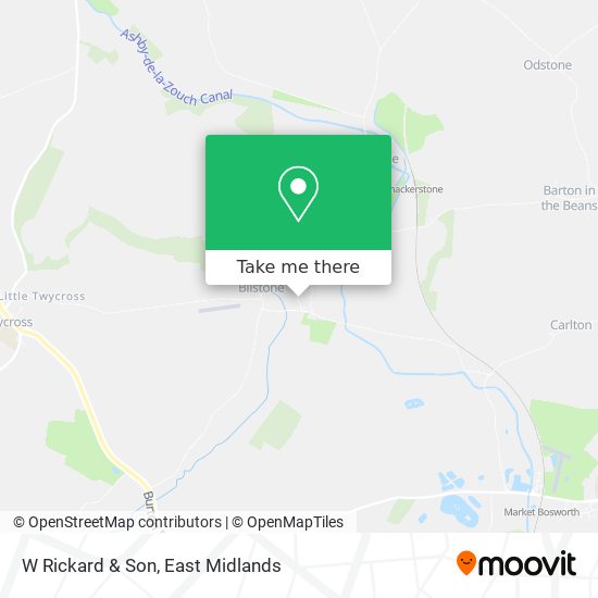 W Rickard & Son map