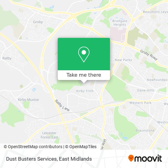 Dust Busters Services map