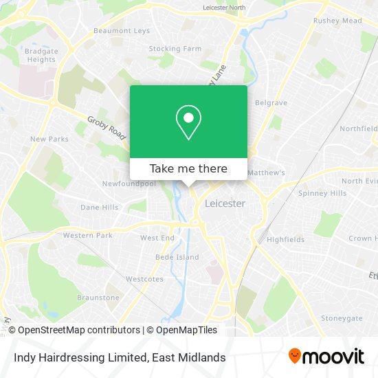 Indy Hairdressing Limited map