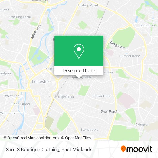 Sam S Boutique Clothing map