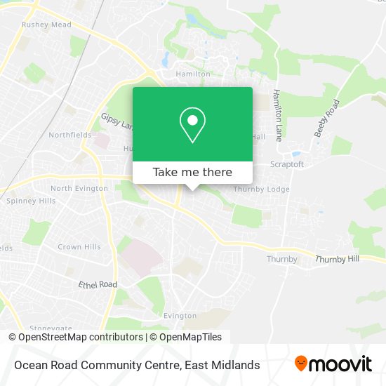 Ocean Road Community Centre map